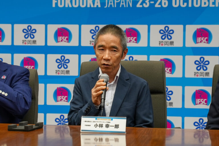 一般社団法人日本パラクライミング協会 小林幸一郎 代表理事